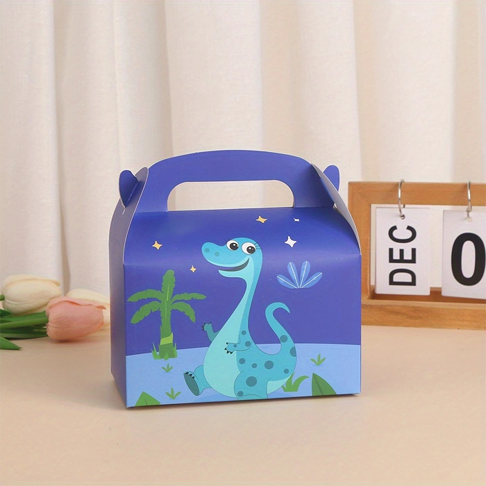 Custom Printed Blue Gable Boxes